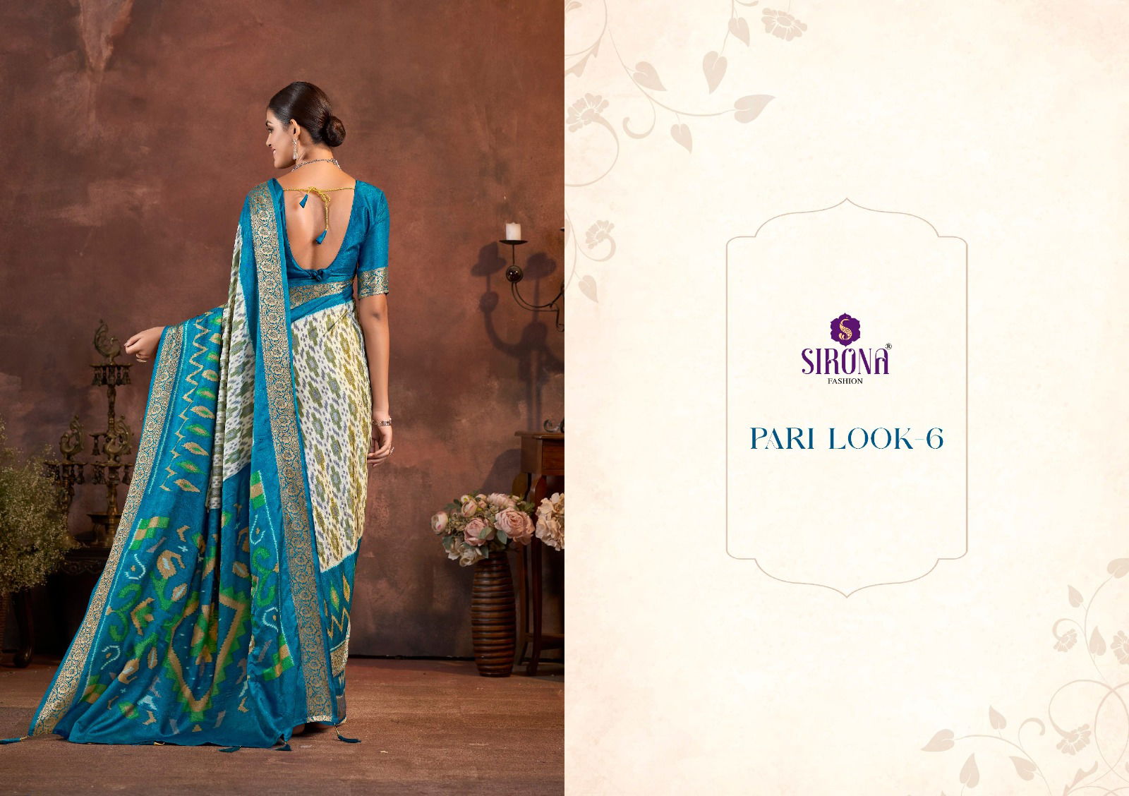 Pari Look 6 By Sirona Tusser Silk Wedding Wear Sarees Wholesale In India